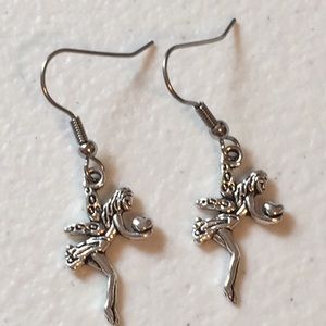 Pewter Fairy Earrings